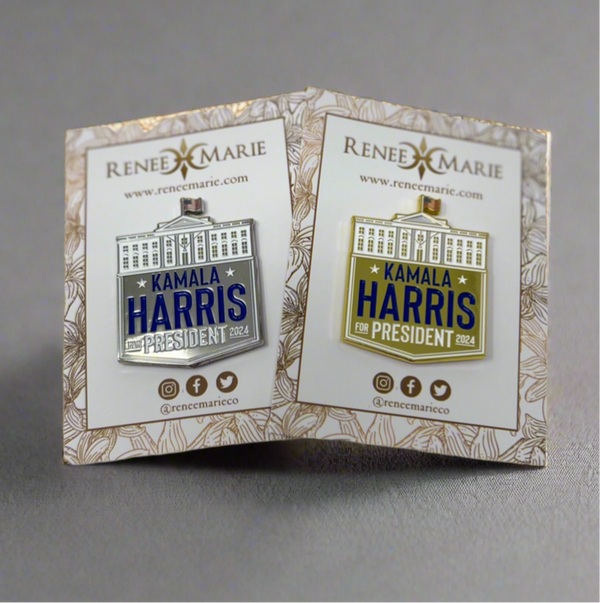 Harris White House Lapel Pin