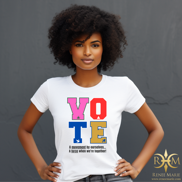 VOTE Stacked Greek Unity Unisex T-Shirt