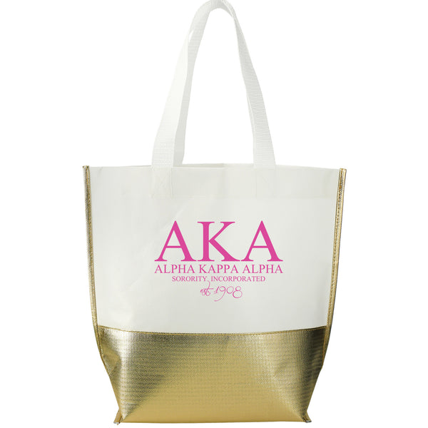 AKA Large Metallic Tote