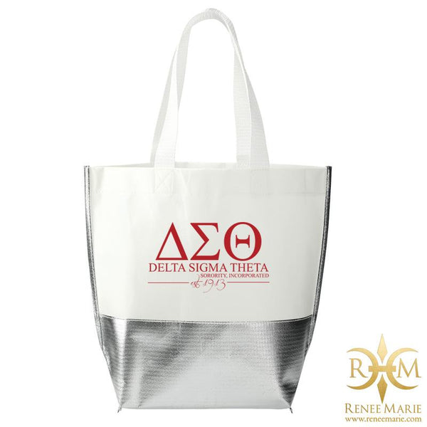 DST Large Metallic Tote