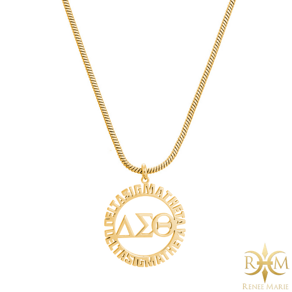 DST "Lauren" Stainless Steel Long Necklace