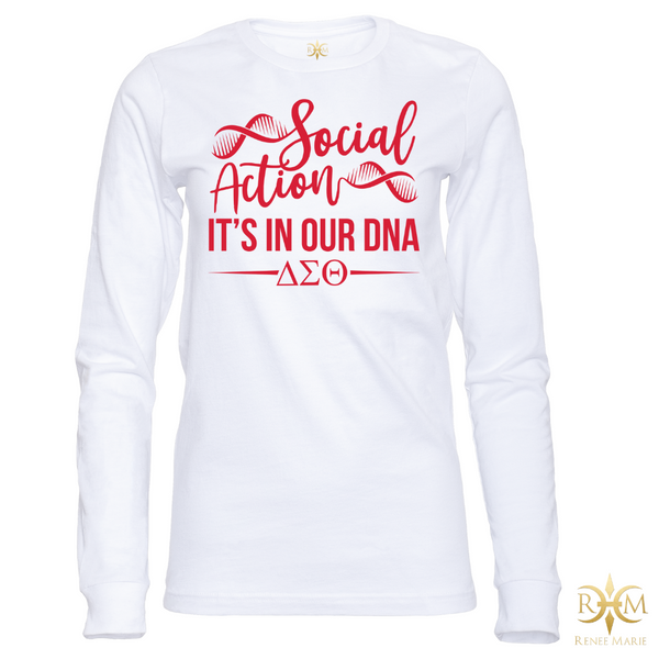 DST Social Action DNA Long Sleeve T-Shirt (LS UNISEX)