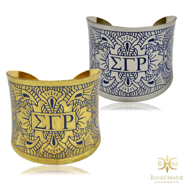 ΣΓΡ Ink Cuff Bracelet