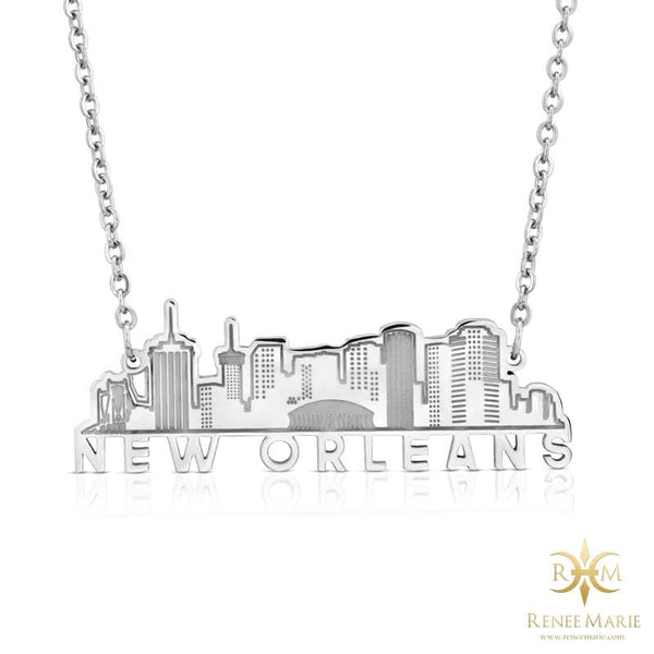 NOLA Skyline Stainless Steel Necklace