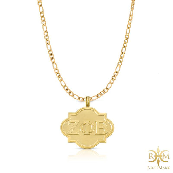 ZΦB Frame Pendant with Chain