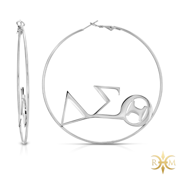 DST Large Hoop Earrings (Stainless Steel)