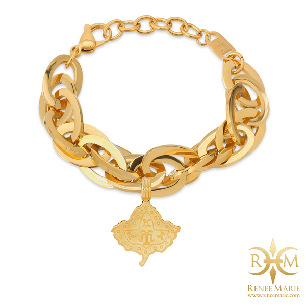 AKA "Techno Gold" Stainless Steel Bracelet