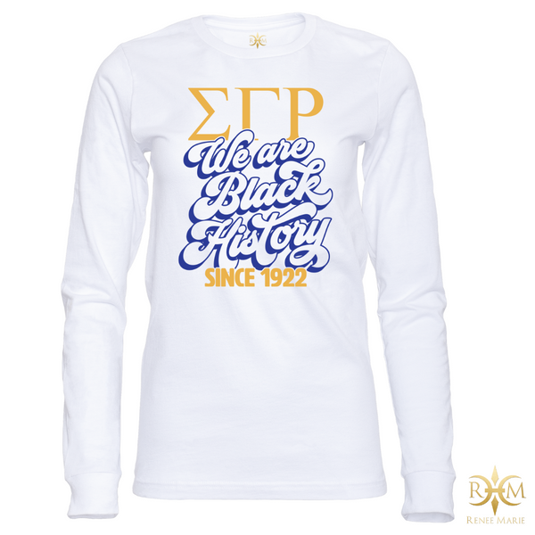 ΣΓΡ We Are Black History Long Sleeve T-Shirt (LS UNISEX)