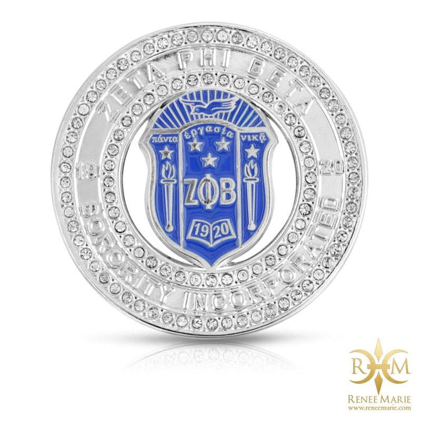 ZΦB Shield Medallion Lapel Pin